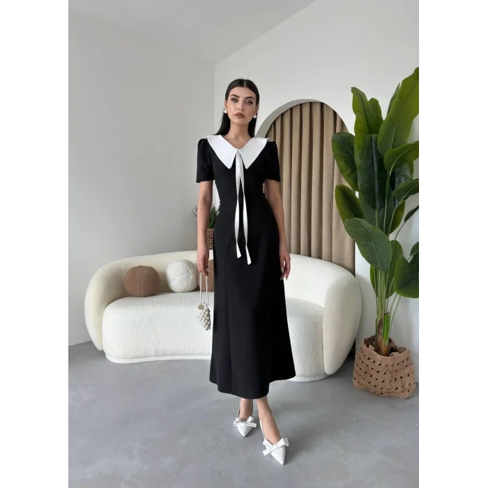 Zerra Yaka Kurdale Detay Elbise