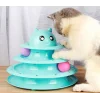 3 Katlı Kedi Oyuncağı Kedi Başlıklı Yeni