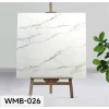 6 Adet Yapışkanlı Beyaz Mermer Desenli Sticker 30x30 cm
