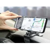 Araba Gösterge Üstüne Takılan 360 Oynar Başlıklı Telefon Tutucu