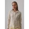 Basic Gömlek - Ekru