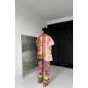 Desenli Gömlek Ve Desenli Pantolon Takım