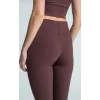 Fitilli Full Likralı Yüksek Bel Toparlayıcı Tayt Günlük Ve Spor Kullanım - Kahverengi