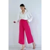 Fuşya Keten Pantolon