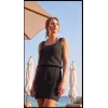 Kadın Askılı Kare Yakalı Belden Bağcıklı Triko Pareo