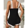 Kadın Askılı V Yakalı Viskon Bluz Ve Short Gecelik Takım
