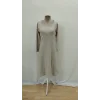 Kadın Uzun Kollu Kare Yaka Midi Kaşkorse Elbise
