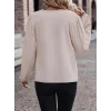 Kadın Uzun Kollu V Yakalı Aerobin Bluz