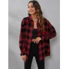 Kadın Uzun Kollu Yakalı önden Düğmeli Dokuma Gömlek