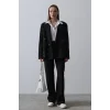 Kalpli Ceket Takım - Siyah