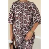 Leopar T-Shirt Ve Pantolon Takım
