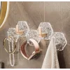 Lüks 5’li Duvar Askısı Banyo Mutfak İçin Havlu  Askılık