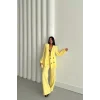 MODAL 4 DÜĞME ASTARSIZ CEKET - PANTOLON TAKIM - Sarı
