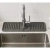 Mutfak Banyo Lavabo Kenarı Silikon Mat Gri