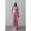 Paraşüt Cargo Pantolon - Pembe