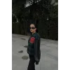 Pötikare Desen Nakışlı Kolej Ceket - Haki