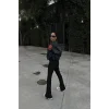 Pötikare Desen Nakışlı Kolej Ceket - Haki