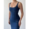 Tuna Denim Elbise