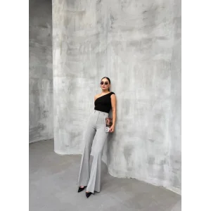 230 Gr Poly Viscose Full Lycra İspanyol Paça Pantolon