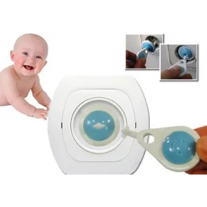 Anahtarlı Çocuk Koruma Priz Kilidi (6 Adet)