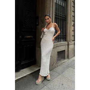 Artesmis Askılı Ajurlu Elbise 2773