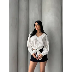 Bağlama Detaylı Gömlek