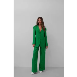 Bel Katlamalı Pantolon Blazer Ceket Takım