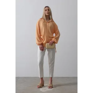 Biye Detaylı Ayrobin Gömlek - Somon