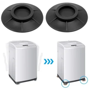 Çamaşır Makinesi Titreşim Engelleyici Stoper SİYAH 4lü Set