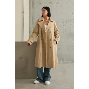 Camel Uzun Kemerli Trençkot