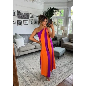 ÇİFT RENKLİ ELBİSE