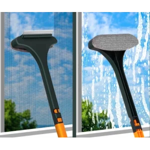 Çift Taraflı Çek Çekli Toz Alma ve Cam Sileceği