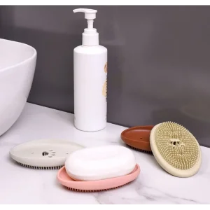 Çok Amaçlı Silikon Fırça Sabunluk