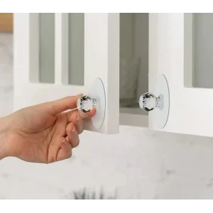 Çok Amaçlı Yapışkan Kristal Tutacak Kulp 4 Adet