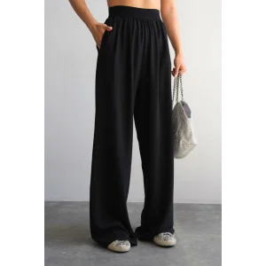 Dokuma Pantolon - Siyah