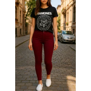 Gabardin Kumaş Yüksek Bel Pantolon 90cm Bel 38cm