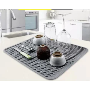 Isıya Dayanıklı Silikon Bulaşık Kurutma Matı