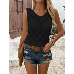 Kadın Askılı Yakalı Desenli Triko Bluz