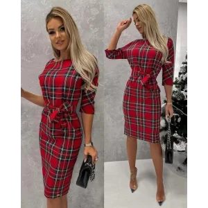 Kadın Dalgıc Kumaş Djıtal Baskılı Elbıse