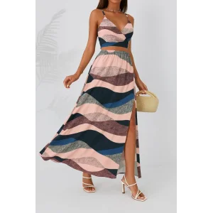 Kadın Kolsuz Askılı Crop Ikili Süprem Takım