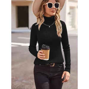 Kadın Uzun Kollu Balıkçı Yaka Kaşkorse Bluz