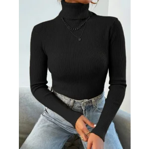 Kadın Uzun Kollu Balıkçı Yaka Kaşkorse Bluz