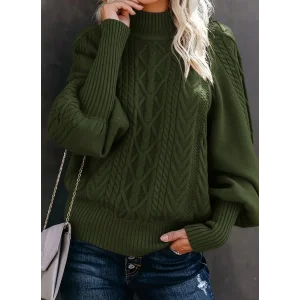 Kadın Uzun Kollu Balıkçı Yaka Triko Kazak