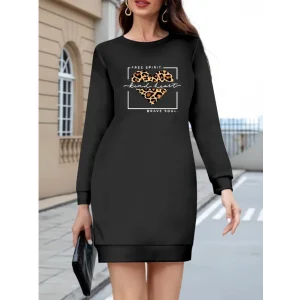 Kadın Uzun Kollu Bisiklet Yaka Desenli Viskon Iki Iplik Bluz