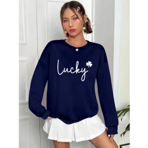 Kadın Uzun Kollu Bisiklet Yaka Viskon Iki Iplik Bluz