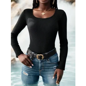 Kadın Uzun Kollu Kaşkorse Bluz