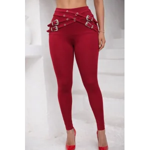 Kadın Yüksek Bel önden çapraz Kuş Göz Detaylı Dalgıç Tayt