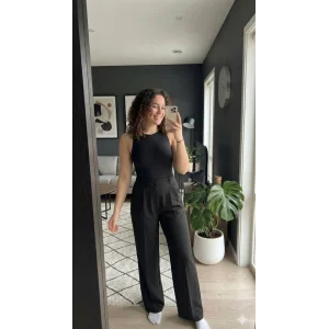 Kadın Yüksek Bel Pileli Palazzo Pantolon