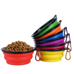 Katlanabilir Kedi Köpek Mama ve Su Kabı