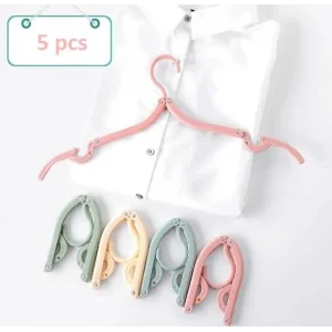 Katlanabilir Portatif Elbise Askısı 5 Adet